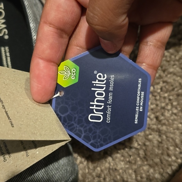 Toms Black Repreve Distressed Washed Canvas shoes - Picture 8 of 9